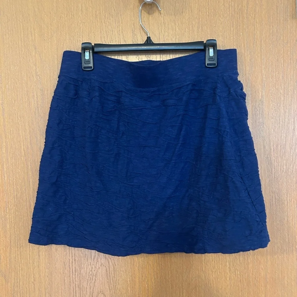 Toad & Co. Samba Wave Skirt Breton Blue Organic Cotton Large
